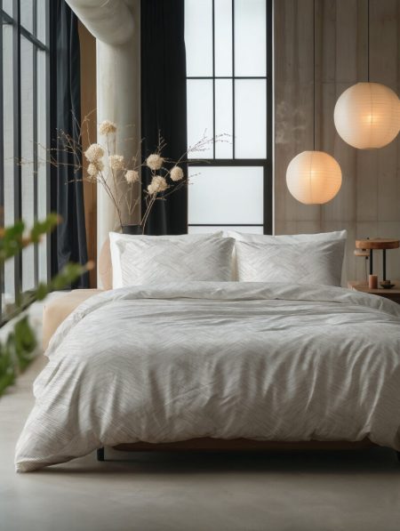 Sleeptime Rattan Zilvergrijs 140 x 200/220 cm