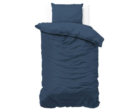 Sleeptime Satin Point Navy 140 x 220 cm