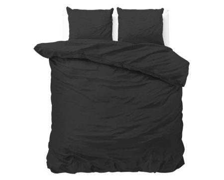 Sleeptime Satin Point Zwart 200 x 220 cm