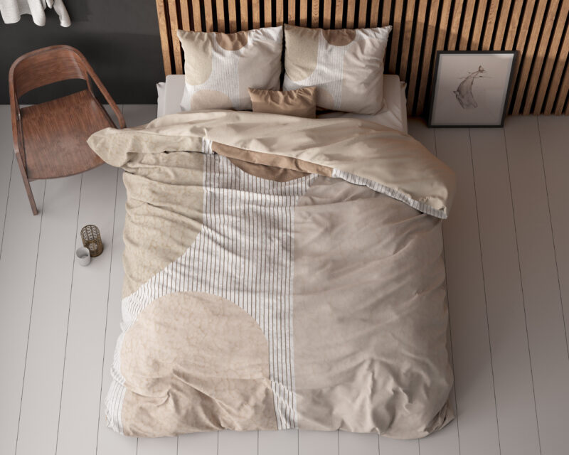 Sleeptime Teddy Print Crème 240 x 200/220 cm - Afbeelding 62