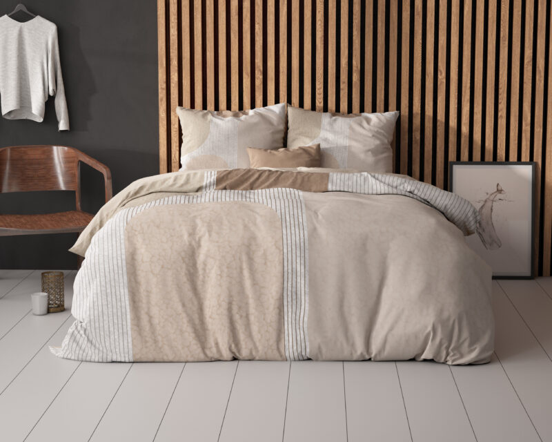 Sleeptime Teddy Print Crème 240 x 200/220 cm - Afbeelding 6