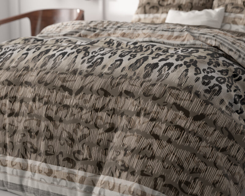 Sleeptime Tiger leopard Taupe 140 x 220 cm - Afbeelding 33