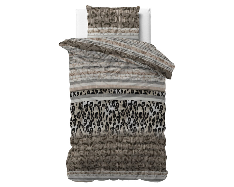 Sleeptime Tiger leopard Taupe 140 x 220 cm - Afbeelding 25