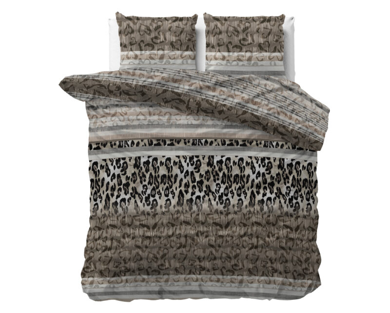 Sleeptime Tiger leopard Taupe 200 x 220 cm - Afbeelding 25