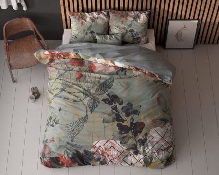 Sleeptime Triangle Nature Groen 140 x 200/220 cm