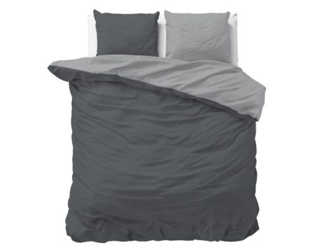 Sleeptime Twin Face Grijs/Antraciet 200 x 200/220 cm