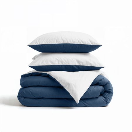 Sleeptime Twin Face Navy/Wit 240 x 200/220 cm