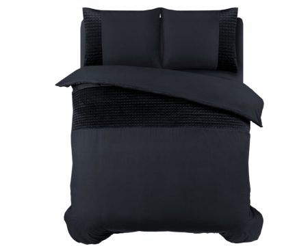 Sleeptime Velvet Band Zwart 140 x 220 cm