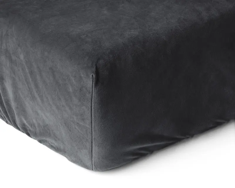 Sleeptime Velvet Hoeslaken Antraciet 160 x 200 cm - Afbeelding 4