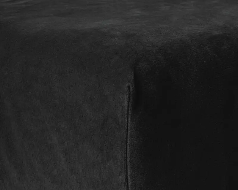 Sleeptime Velvet Hoeslaken Zwart 140 x 200 cm - Afbeelding 5