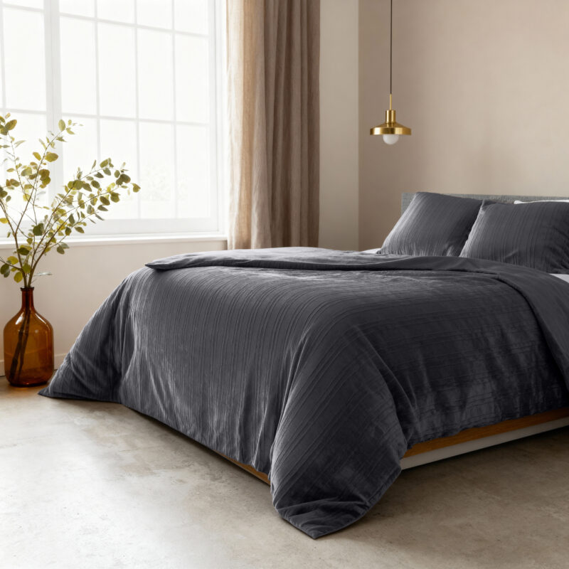 Sleeptime Velvet Lining Zwart 200 x 200/220 cm - Afbeelding 22
