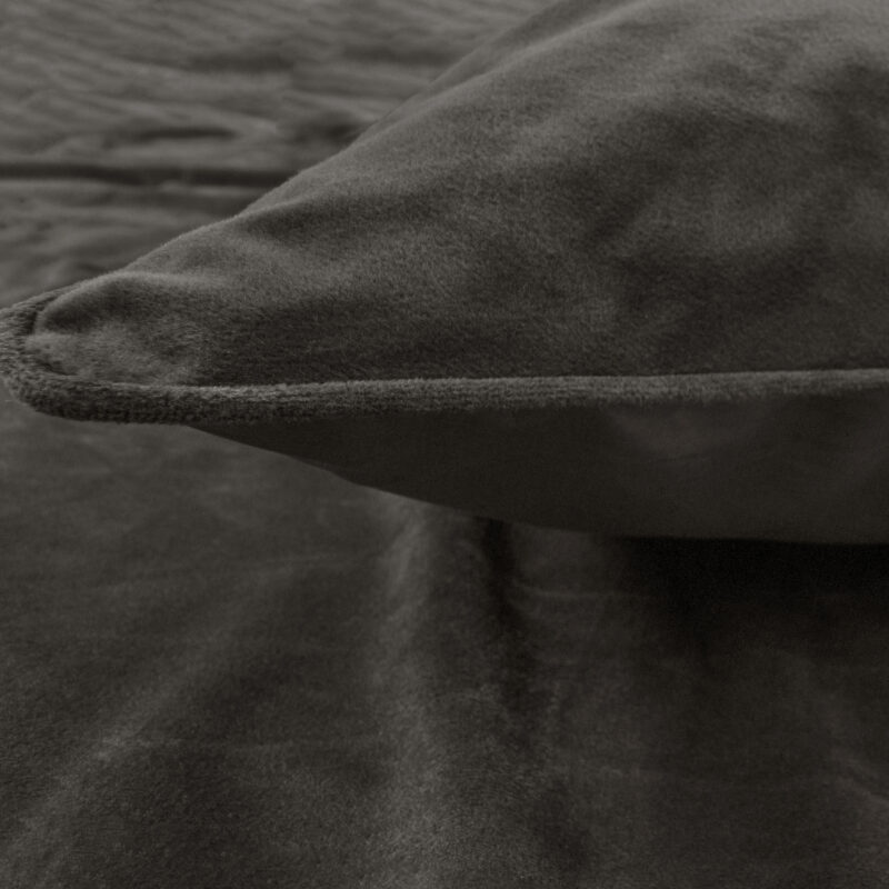 Sleeptime Velvet Piping Deep Taupe 140 x 220 cm - Afbeelding 32