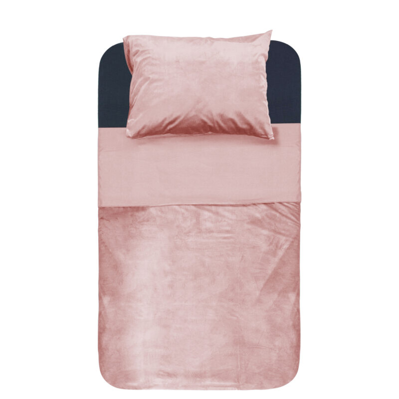 Sleeptime Velvet Piping Soft Pink 140 x 220 cm - Afbeelding 21
