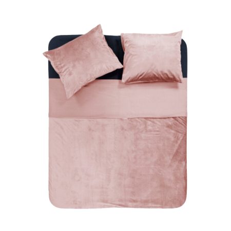 Sleeptime Velvet Piping Soft Pink 200 x 220 cm