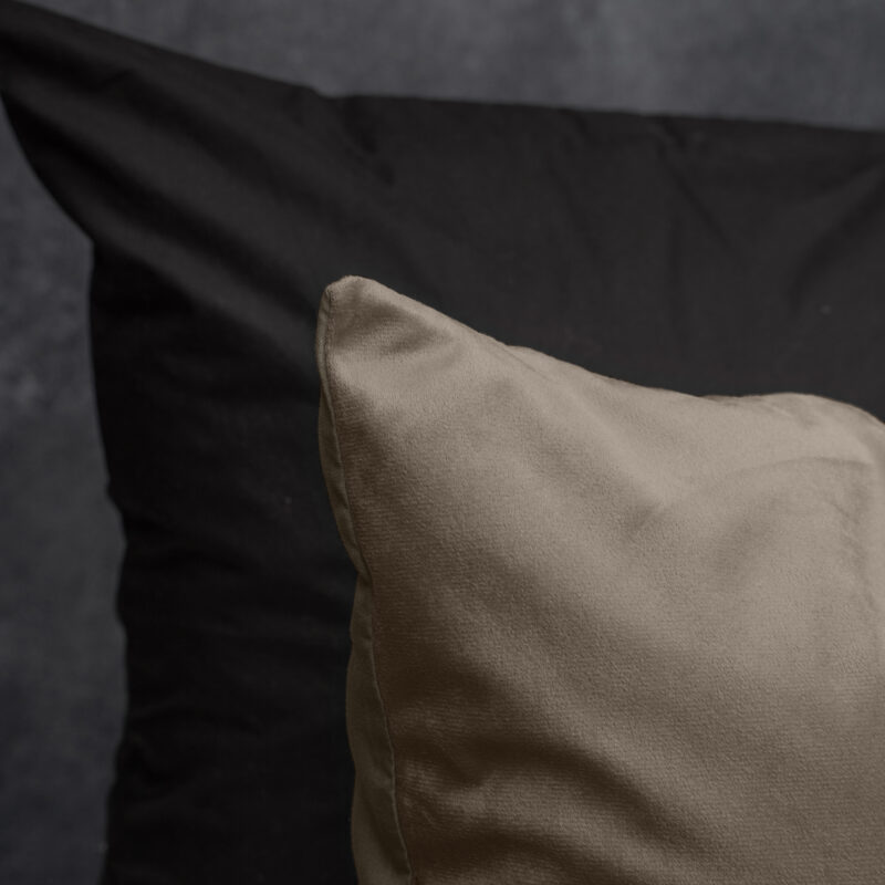 Sleeptime Velvet uni Taupe/Grijs 200 x 200/220 cm - Afbeelding 14