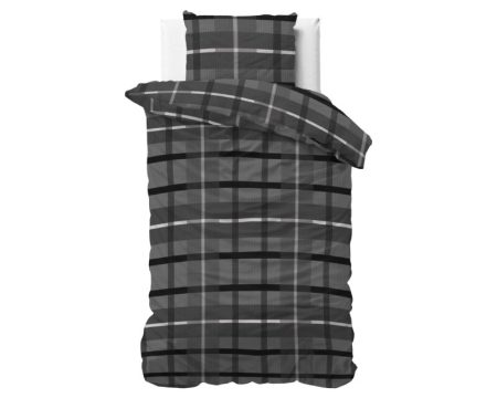 Sleeptime Vintage Check Antraciet 140 x 200/220 cm