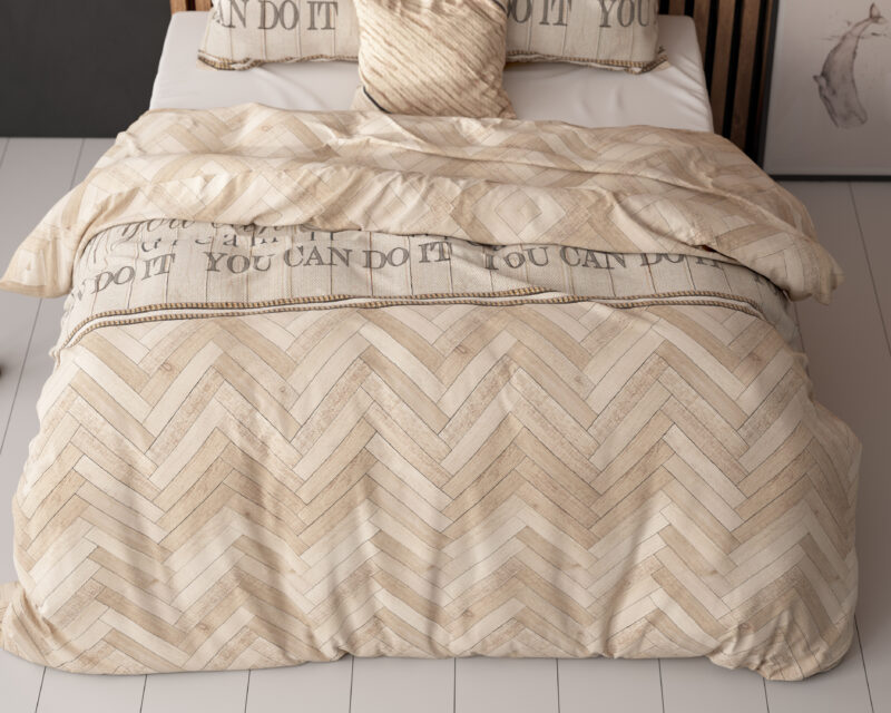 Sleeptime Visgraat Zand 140 x 220 cm - Afbeelding 34