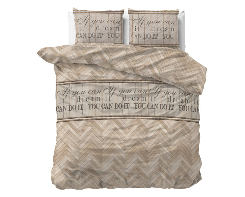 Sleeptime Visgraat Zand 200 x 220 cm - Afbeelding 22