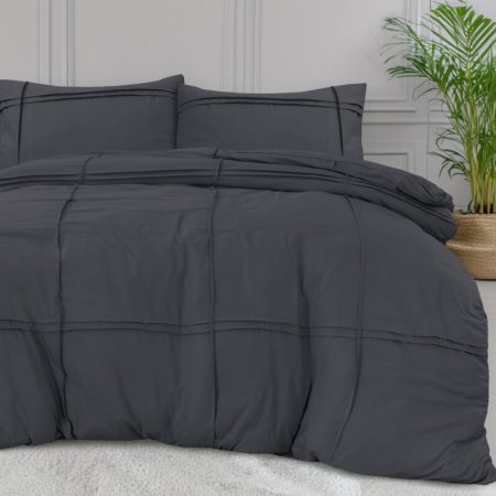 Sleeptime Washed Tufted Antraciet 240 x 200/220 cm