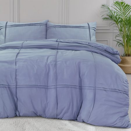 Sleeptime Washed Tufted Blauw 140 x 200/220 cm