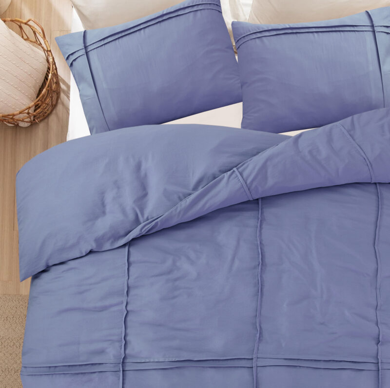 Sleeptime Washed Tufted Blauw 200 x 200/220 cm - Afbeelding 23