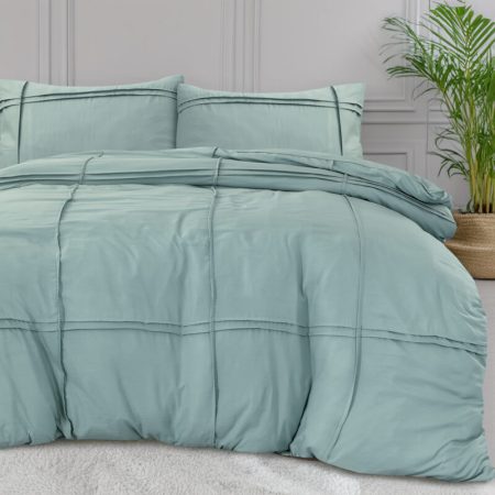 Sleeptime Washed Tufted Groen 140 x 200/220 cm