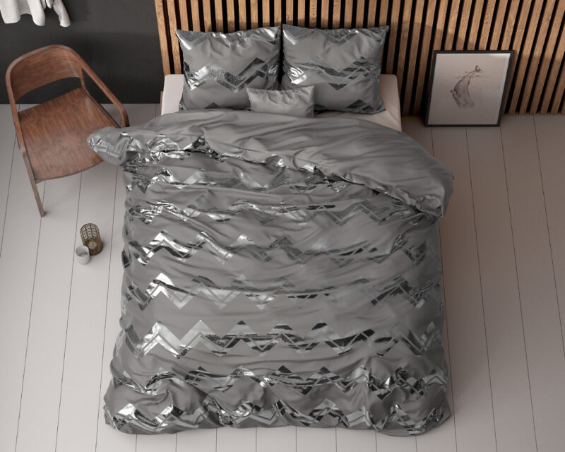 Sleeptime Wave Grijs 240 x 220 cm - Afbeelding 7