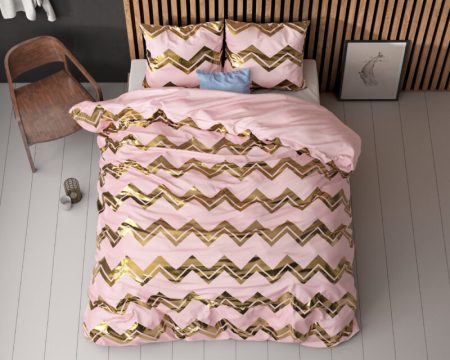 Sleeptime Wave Roze 240 x 220 cm