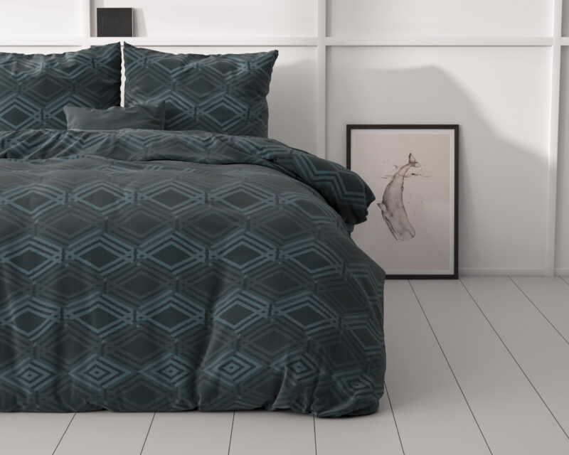 Sleeptime Wavey Navy 140 x 200/220 cm - Afbeelding 6