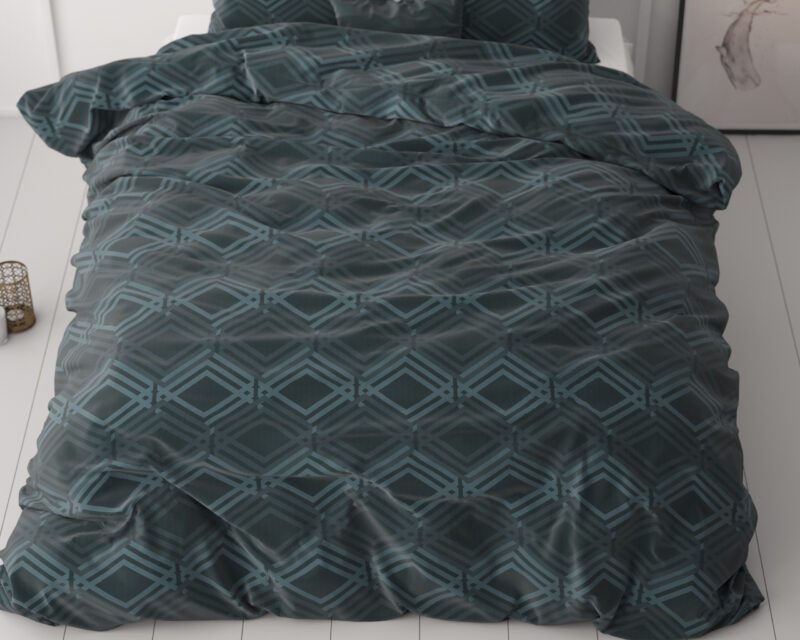 Sleeptime Wavey Navy 140 x 200/220 cm - Afbeelding 4