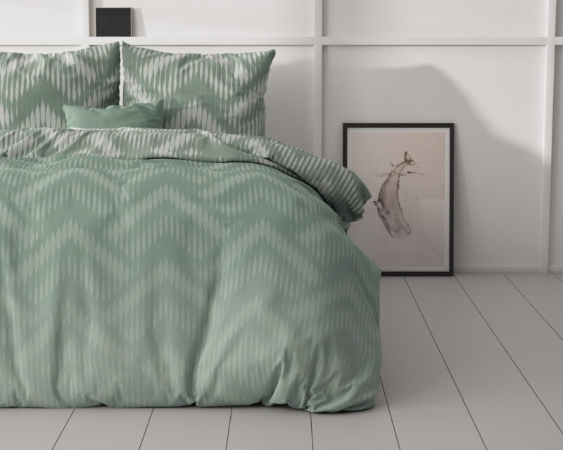 Sleeptime Wavey Shades Groen 140 x 200/220 cm - Afbeelding 8
