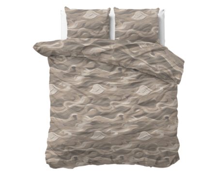 Sleeptime Whirl Taupe 200 x 200/220 cm