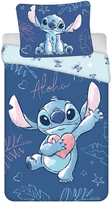 Stitch Aloha dekbedovertrek 140 x 200 cm - 70 x 90 cm - katoen - pre order
