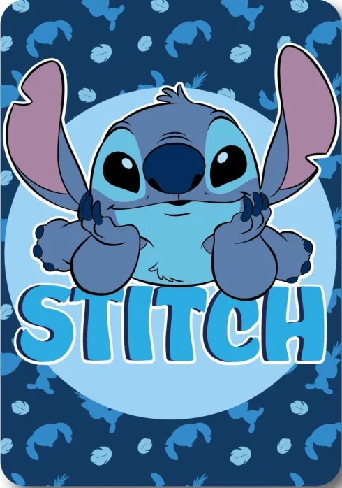 Stitch Feather Fleece deken 100 x 140 cm