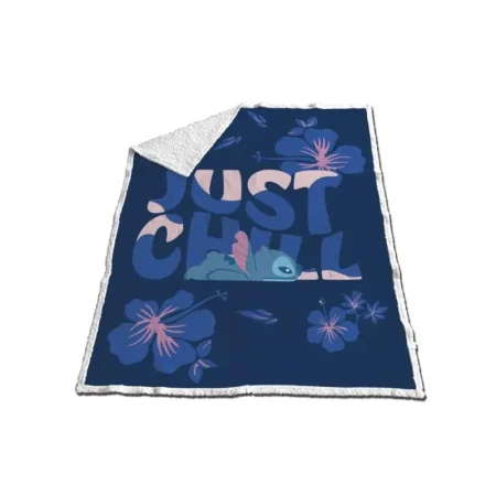 Stitch just chill fleece plaid 130 x 170 cm - polyester