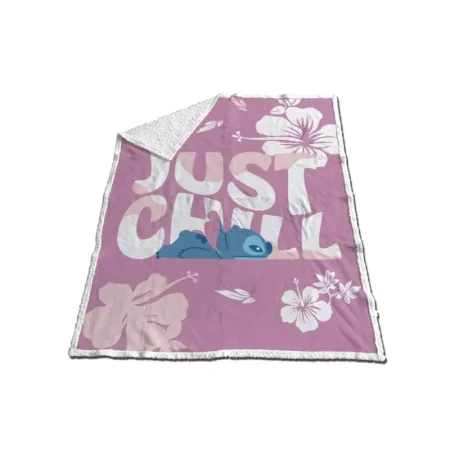 Stitch just chill fleece plaid 130 x 170 cm - polyester