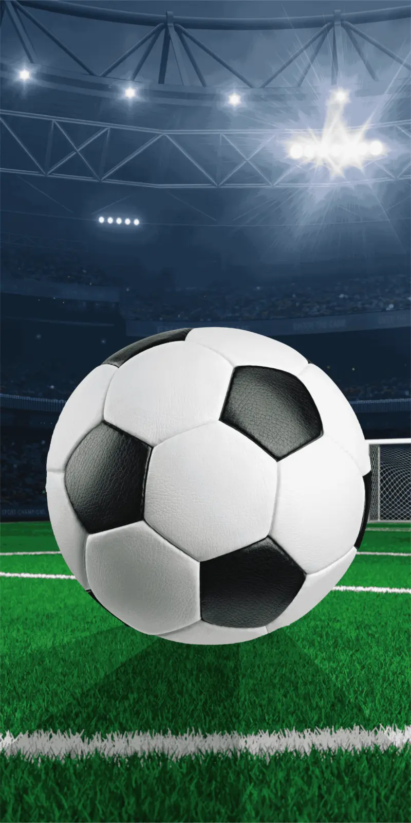 Voetbal handdoek 70 x 140 cm