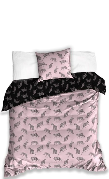 Carbotex Kerst Dekbedovertrek rood/wit 200 x 220 cm