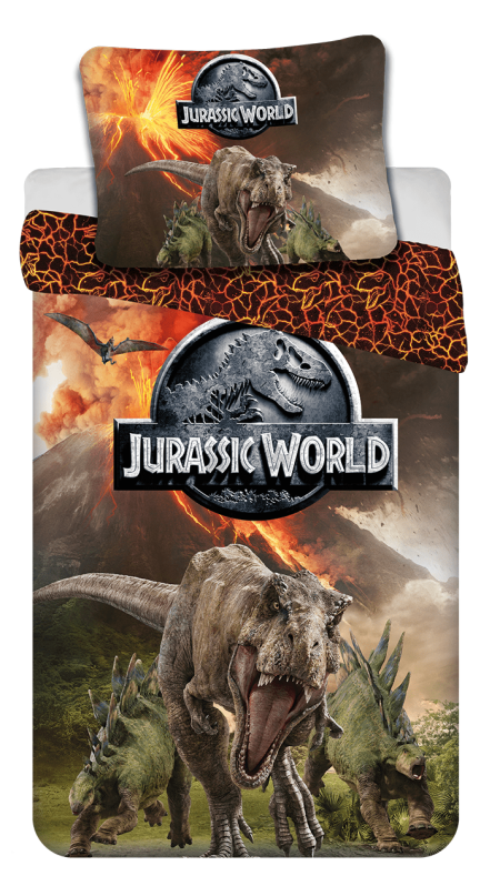 Jurassic World Dekbedovertrek Vulkaan  140 x 200 cm  - Polyester pre order