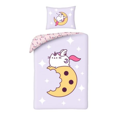 Pusheen dekbedovertrek eating cookie 140 x 200 cm polyester pre order