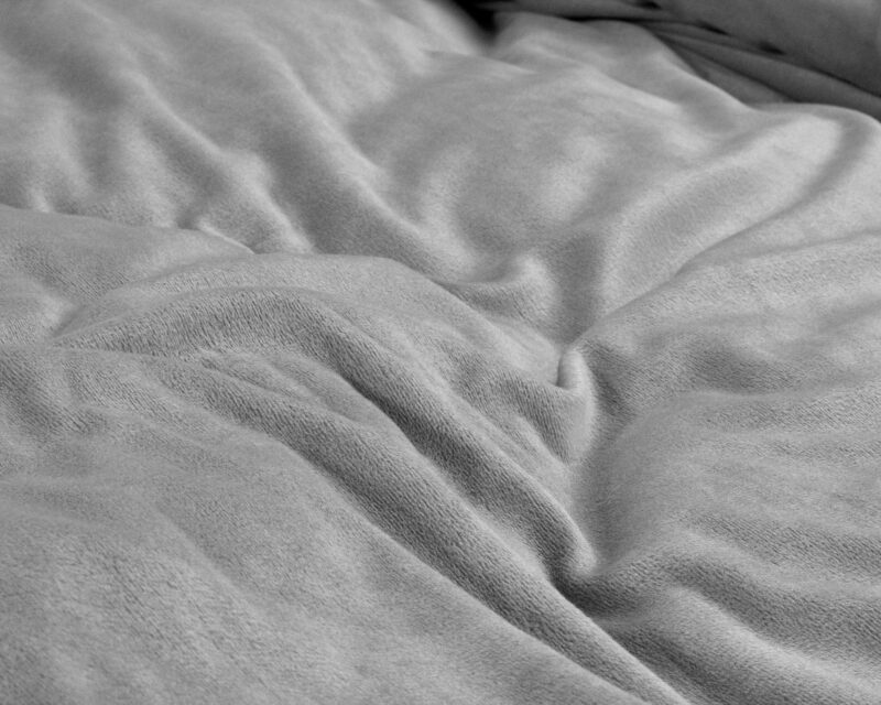 Sleeptime Velvet Uni Dekbedovertrek Grijs 140 x 220 cm