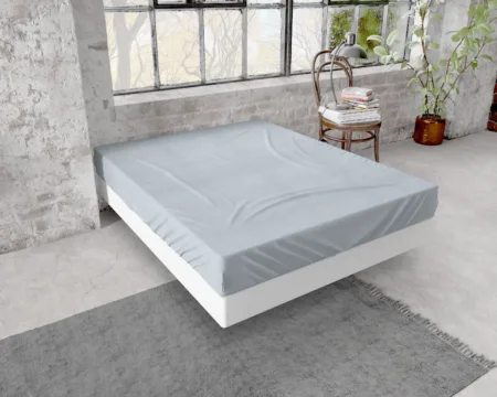 Dreamhouse Flanel Premium Hoeslaken Grijs 90 x 200/210 cm
