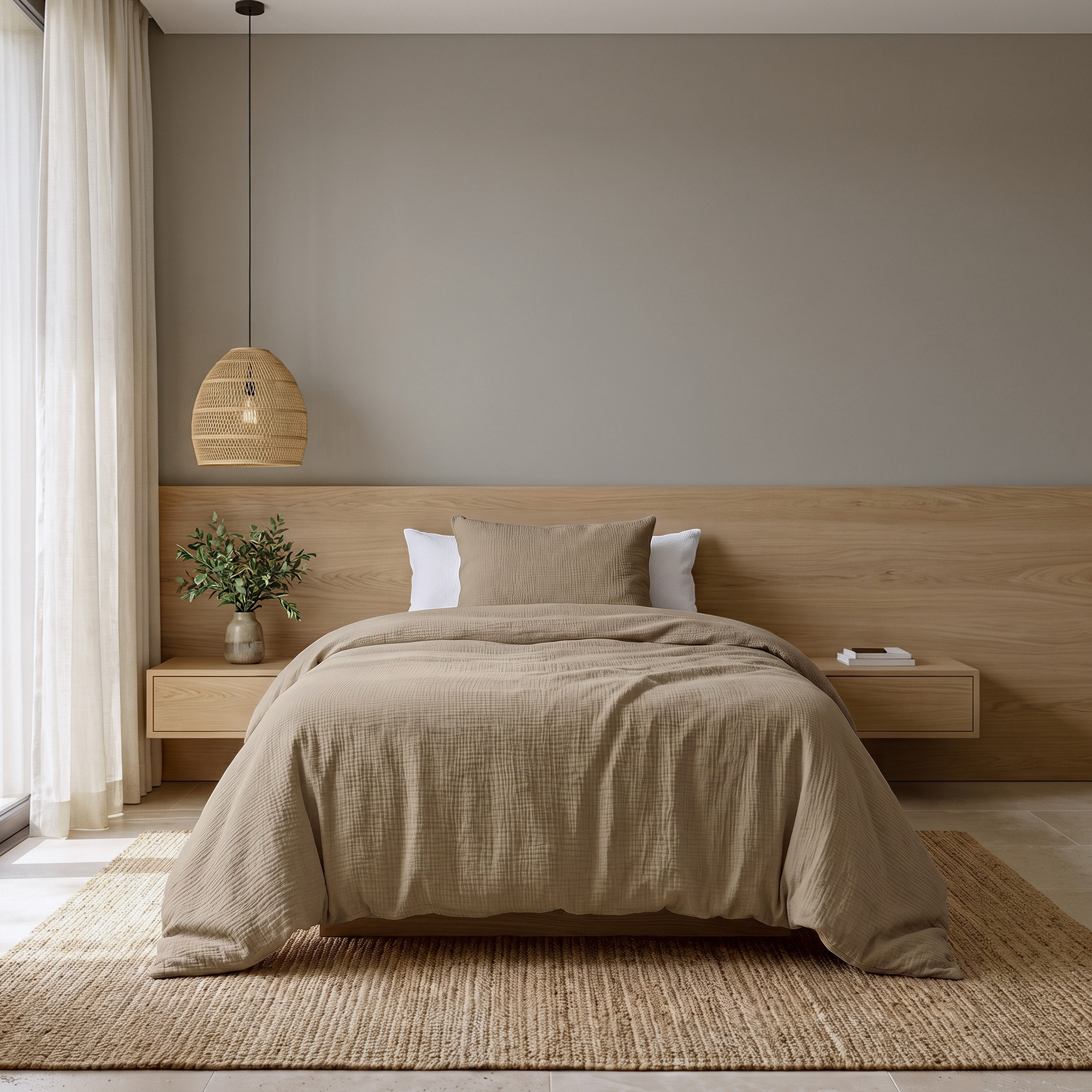 Dreamhouse Mousseline Nude skin Nude 140 x 220/240 cm - Afbeelding 4
