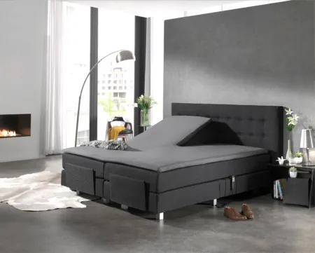 Dreamhouse Splittopper Katoen Hoeslaken Grijs 140 x 200 cm