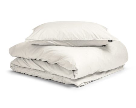 Primaviera Deluxe Egyptisch Katoen Uni Dekbedovertrek Creme 140 x 200/260 cm