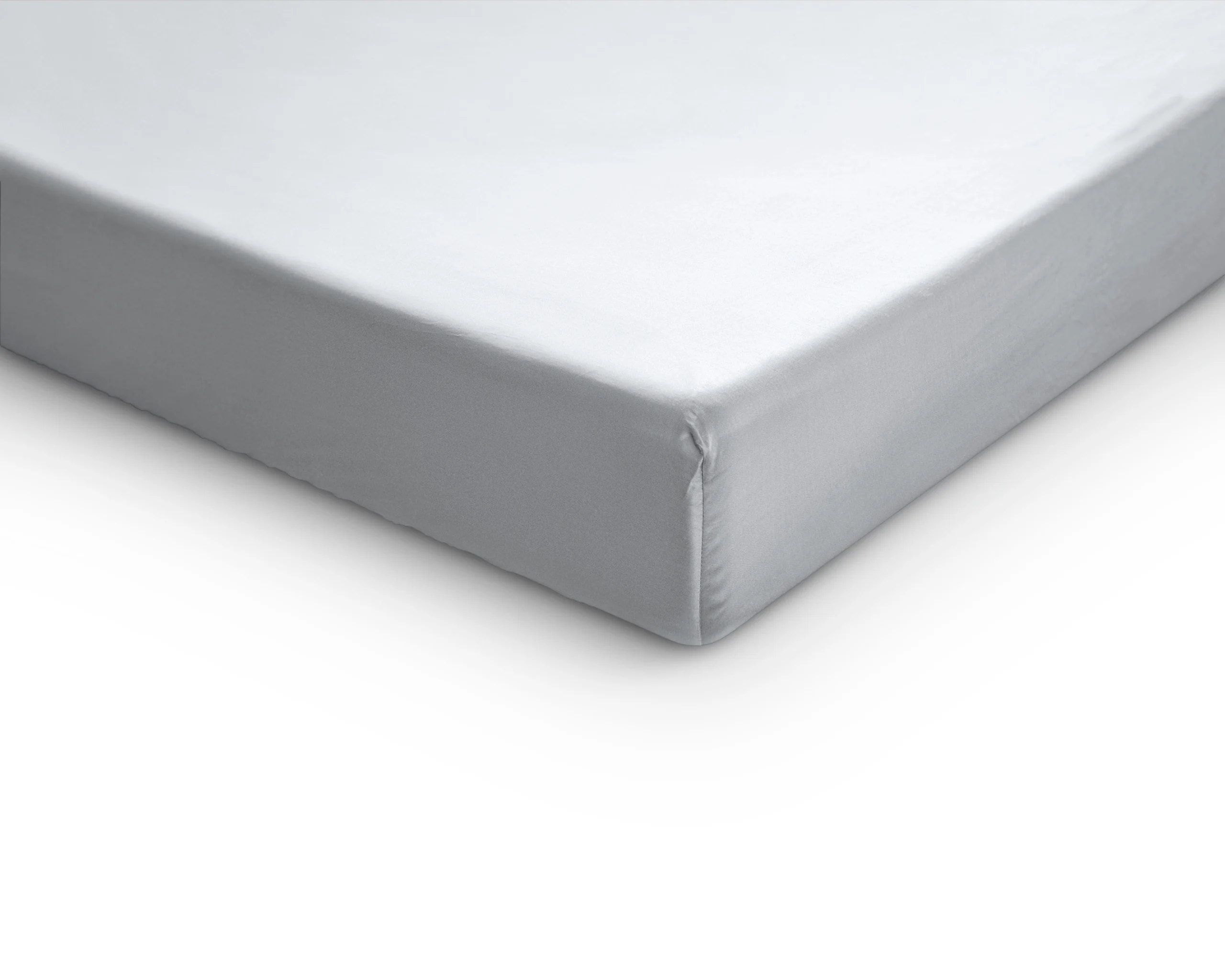Primaviera Deluxe Topper Satijn Hoeslaken Wit 160 x 200 cm