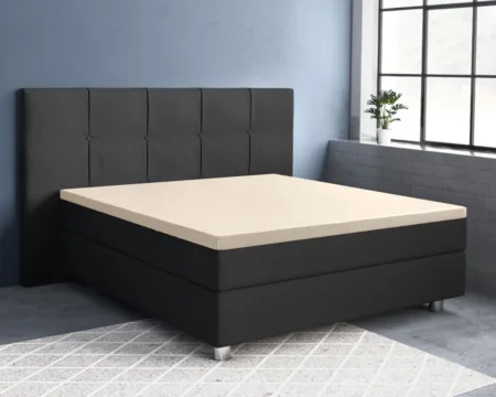 Primaviera Deluxe Topper Satijn Hoeslaken Zand 160 x 220 cm