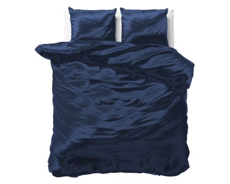 Sleeptime Beauty Skin Care Dekbedovertrek Navy 200 x 200/220 cm