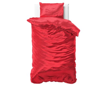 Sleeptime Beauty Skin Care Dekbedovertrek Rood 140 x 200/220 cm