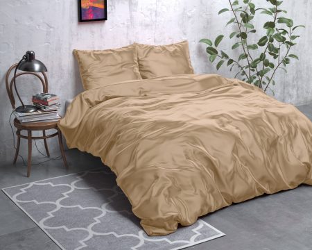Sleeptime Beauty Skin Care Dekbedovertrek Taupe 140 x 200/220 cm